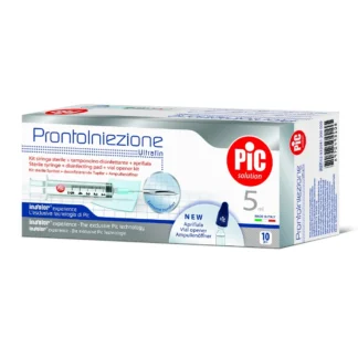 Pic Pronto Iniezione 10 Pezzi
      
        Kit Siringa + Tamponcino + Aprifiala