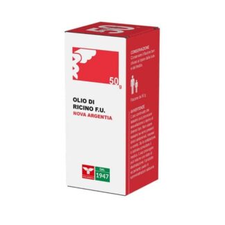 NOVA ARGENTIA Olio di Ricino FU 50 ml per Capelli e Pelle Idratante e Nutriente