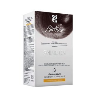 BIONIKE Shine On Trattamento Colorante Capelli Castano Scuro 3