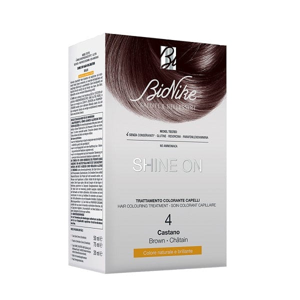 BIONIKE Shine On Trattamento Colorante Capelli Castano 4