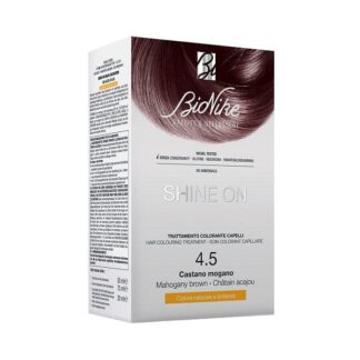 BIONIKE Shine On Trattamento Colorante Capelli Castano Mogano 4.5