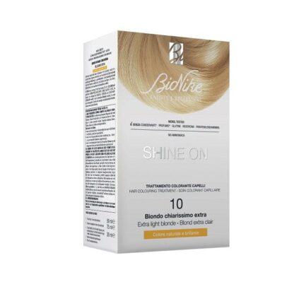 BIONIKE Shine On Trattamento Colorante Capelli 10 Biondo Chiarissimo Extra