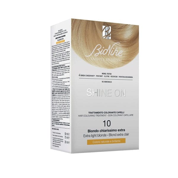 BIONIKE Shine On Trattamento Colorante Capelli 10 Biondo Chiarissimo Extra