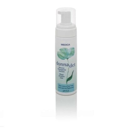 DONNADET Mousse Detergente 200ml per una Pulizia Delicata e Idratante della Pelle Sensibile e Delicata