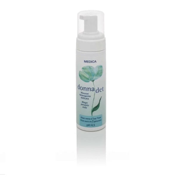 DONNADET Mousse Detergente 200ml per una Pulizia Delicata e Idratante della Pelle Sensibile e Delicata