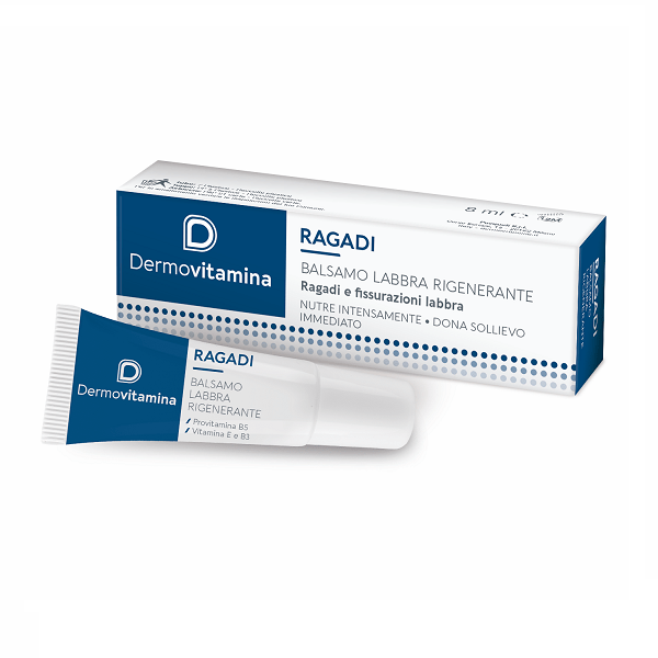 DERMOVITAMINA Ragadi Labbra Balsamo Rigenerante 8 ml