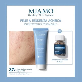 MIAMO Cofanetto Protocollo Pelle a Tendenza Acneica (acnever cream+ skin detox)