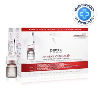 VICHY Dercos Aminexil Trattamento Anticaduta Donna 42 Fiale x 6 ml