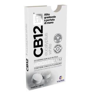 CB12 CB12 Boost Eucalyptus White 10 Chewing Gum