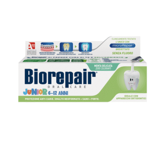 BIOREPAIR Biorepair Junior 6-12 anni Dentifricio 75 ml Menta Delicata
