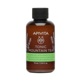 APIVITA Tonic Mountain Tea Mini Gel Doccia Con Oli Essenziali 75 ml