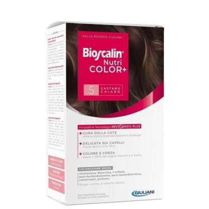 BIOSCALIN Nutri Color Plus 5 Castano Chiaro Crema Colorante