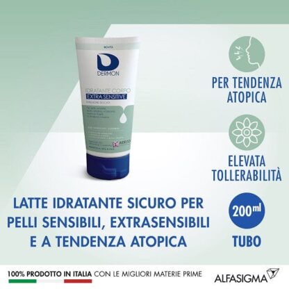 DERMON Idratante Corpo Extra Sensitive Emulsione Delicata 200 ml