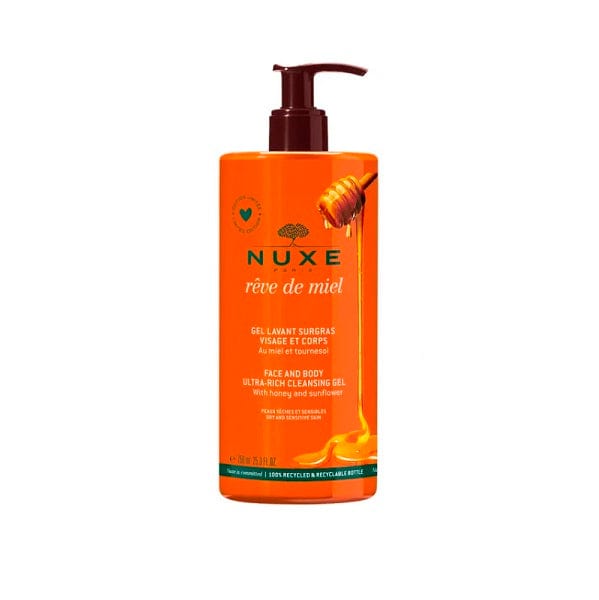 NUXE Reve De Miel Gel Detergente Viso e Corpo 750 ml