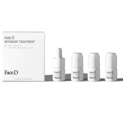 FACED Pure C Vitamina C Pura 16% In Acido Ialuronico 4 Fiale Da 4 ml