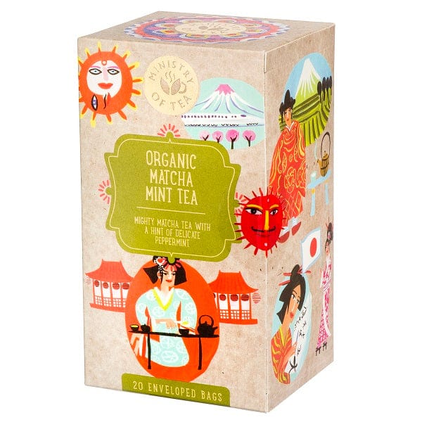 ENGLISH TEA SHOP Tè Verde Organic Matcha Mint Tea 20 Filtri