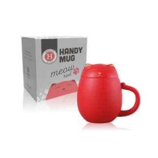 HIMALAYA Handy Mug Infusiera Meow Rossa Con Filtro 380 ml