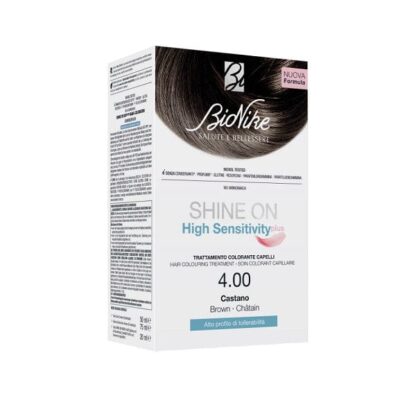 BIONIKE Shine On High Sensitivity Plus Castano 4.00 Trattamento Colorante