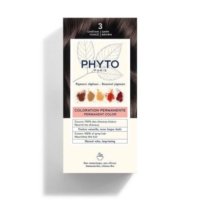 PHYTO Color Kit 3 Castano Scuro Colorazione Permanente