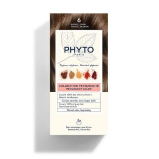 PHYTO Color Kit 6 Biondo Scuro Colorazione Permanente