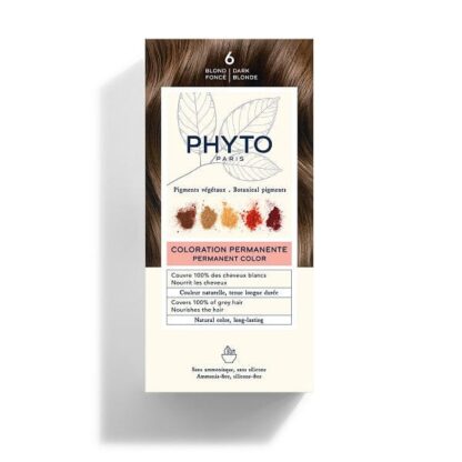 PHYTO Color Kit 6 Biondo Scuro Colorazione Permanente