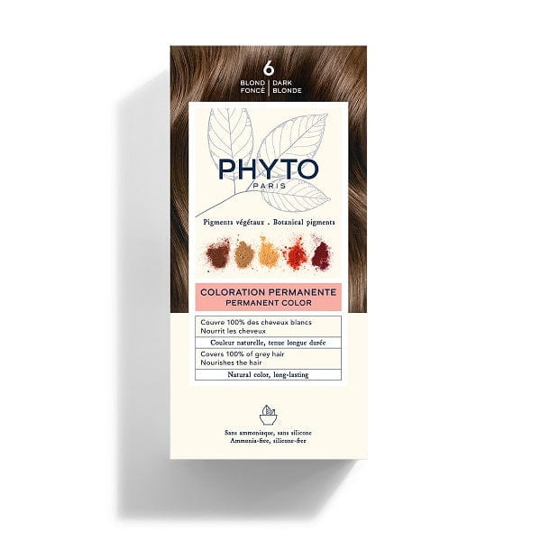 PHYTO Color Kit 6 Biondo Scuro Colorazione Permanente