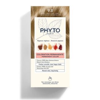 PHYTO Color Kit 9,8 Biondo Chiarissimo Cenere Colorazione Permanente