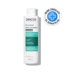 VICHY Dercos Oli control Shampoo Sebo Regolatore Trattante Capelli Grassi 200 ml