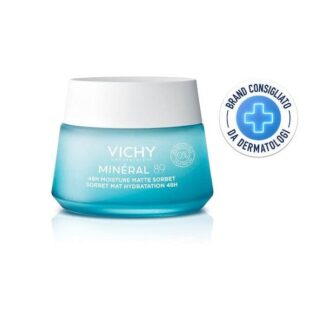 VICHY Minéral 89 Gel Sorbetto Idratante Effetto Mat 48H 50 ml