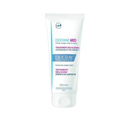 DUCRAY Dexyane MeD Crema Viso Mani Corpo 100 ml Trattamento Eczemi