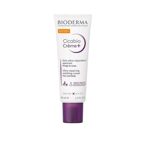 BIODERMA Cicabio Crème+ SPF50+ Crema Ultra-Riparatrice Lenitiva 40 ml