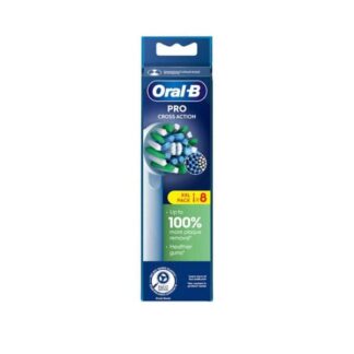 ORAL B Power Refill Cross Action 8 Testine Ricambio