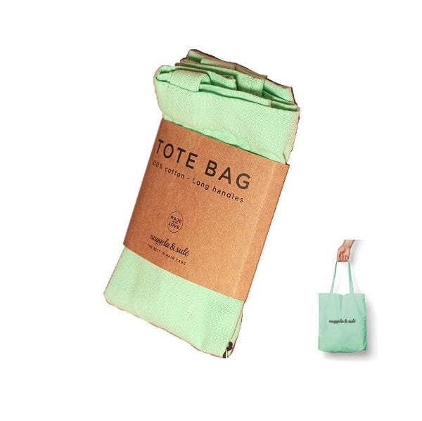 NUGGELA & SULE Tote Bag Verde Menta Borsa Riutilizzabile