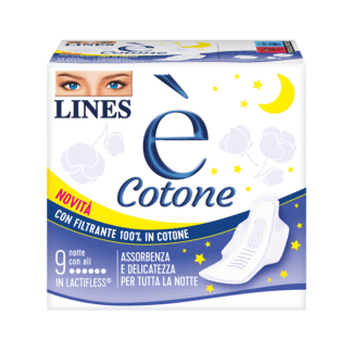 LINES E' Cotone Notte 9 Pezzi