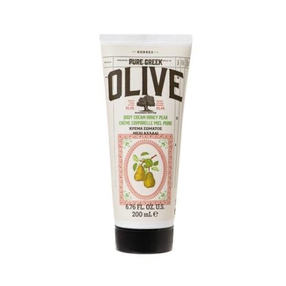 KORRES Pure Greek Olive Body Cream Honey Pear Idratante all'Olio di Oliva 200 ml