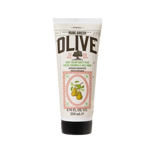 KORRES Pure Greek Olive Body Cream Honey Pear Idratante all'Olio di Oliva 200 ml