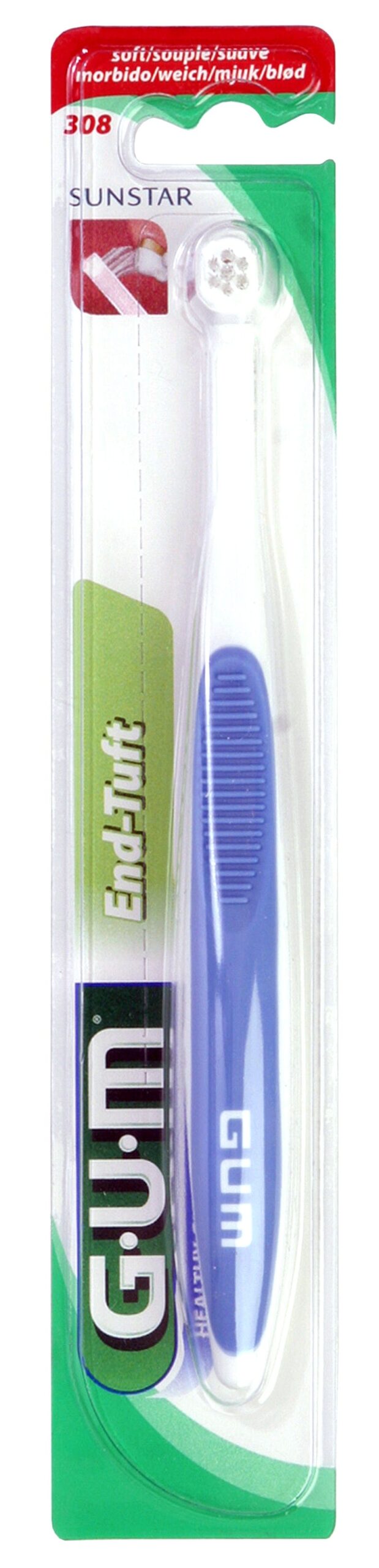 GUM End Tuft Spazzolino Monociuffo 1 Pezzo