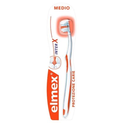 ELMEX Interx Spazzolino Testina Corta Setole Medie 1 Pezzo
