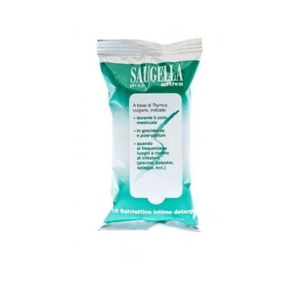 SAUGELLA Attiva  Salviette Detergenti 15 Pezzi
