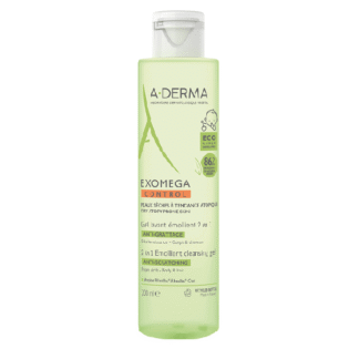 A-DERMA Exomega Control Gel 2 In 1 Detergente Emoliente 200 ml