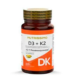 D3 K2 2000ui pharmaquinone k2-t 120 cps