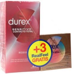 DUREX PROFILATTICO CONTATTO TOTALE 12ud+3real feel