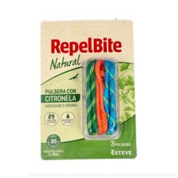 REPEL BITE NATURAL PULSERA CUERDA CON CITRONELLA PACK 3 UN