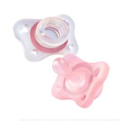 CIUCCIO SILICONE PHYSIO MINISOFT 2 - 6 M ROSA 2 U