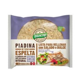 PIADINA TRIGO ESPELTA lino papavero 225 gr BIO