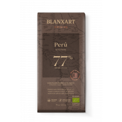 CHOCOLATE NEGRO 77% PERÙ 75 gr ECO