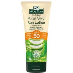 PROTEZIONE SOLARE FATTORE 50 ALOE PURA 200 ml