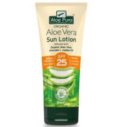 PROTEZIONE SOLARE FATTORE 25 ALOE PURA 200 ml