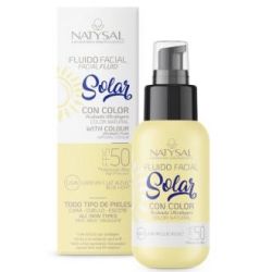 SOLARE SPF50 viso con colore resistente all'acqua 50 ml