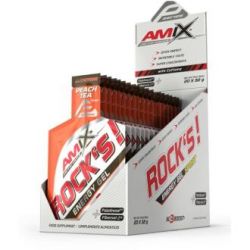 ROCK S GEL CON CAFFEINA TE MELOCOTON 20X32 GR